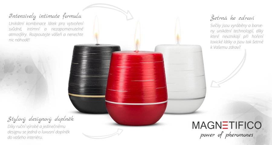 svíčky magnetifico power of pheromones aphrodisiac candle Sweet strawberries